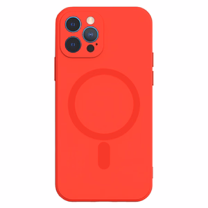 TEL PROTECT MagSilicone Ümbris jaoks Iphone 13 Pro Punane