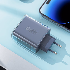 Acefast Laadija GaN 65W 3 ports (1xUSB, 2xUSB C) purple (A45)