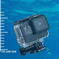 Tech-Protect GA200 Waterproof Ümbris jaoks GoPro Hero 5 / 6 / 7 - läbipaistev