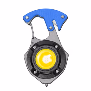 Mini taskulamp LED keychain W5143 tüüp C koos 2 screwdriver bits sinine