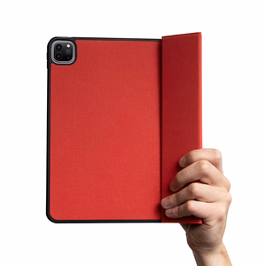 Чехол-книжка Crong FlexFolio для iPad Air 11" (2026–2024) / iPad Air 10.9" (5-го / 4-го поколения) / iPad Pro 11" (2022–2021), с держателем для Apple Pencil, красный