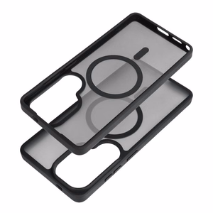 Must Forcell F-Protect Smoke Hybrid Premium Lite ümbris Samsung A06 / A07 / A08 jaoks, ühildub MagSafe'iga