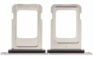 SIM card holder jaoks iPhone 15 Pro/15 Pro Max Valge Titanium ORG