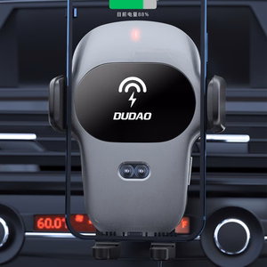 Dudao Automatic Car Hoidja with Built-in Qi 15W Wireless Laadija hall (F20xs)