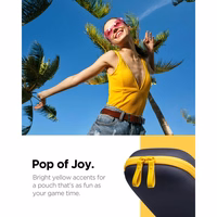 Spigen Nano Pop Pro Pouch jaoks Nintendo Switch 2 - Navy sinine and kollane