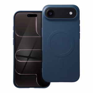 SILICONE MAG COVER (big hole) Ümbris compatible with MagSafe jaoks IPHONE 17 Air sinine