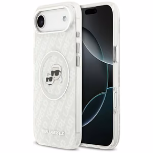 Karl Lagerfeld IML Glitter Karl&Choupette Heads Logo MagSafe Ümbris jaoks iPhone Air - Hall
