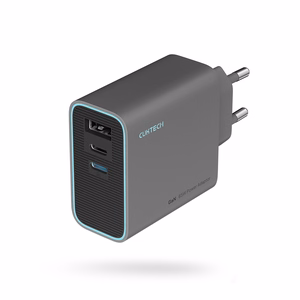 Cuktech CUKAD653EUGR 65W GaN Wall Laadija 2 x USB-C 1 x USB-A - hall