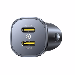 Car charger Baseus GoTrip 2xUSB-C 30W black C00072300123-01