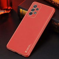 Dux Ducis Yolo elegantne pehme TPU ja PU nahast ümbris Samsung Galaxy A72 4G punane