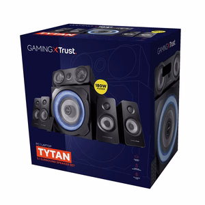 Trust GXT 658 Tytan 5.1 kõlarite komplekt 90 W universaalne must 5.1 kanalit