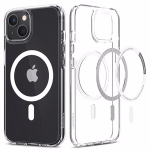 Spigen Ultra Hybrid Mag ümbris MagSafe'iga iPhone 13-le - valge