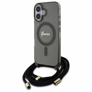 Guess Crossbody Cord Script MagSafe iPhone 16 Ümbris - must