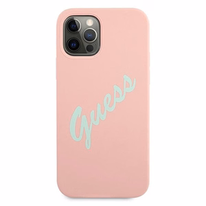 Guess GUHCP12LLSVSPG iPhone 12 Pro Max 6.7" roosa roosa/roosa roosa roosa kõvakesta Silikoon Vintage
