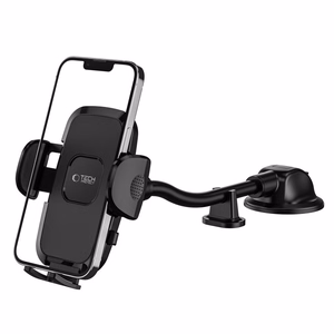 Tech-Protect V3 Long Arm Car Phone Hoidja jaoks Windshield/Cockpit - must