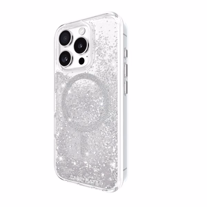 Case-Mate Waterfall MagSafe ümbris seadmele iPhone 16 Pro, hõbedane