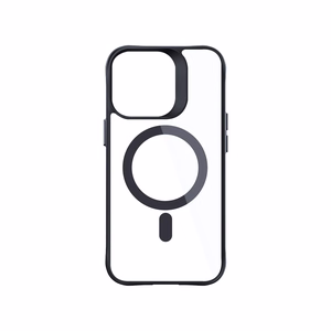 3mk Satin Armor MagCase with MagSafe jaoks iPhone 15 Pro Max - Clear with must Frame