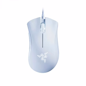 Razer DeathAdder Essential – mängurihiir, juhtmega ergonoomiline hiir, valge