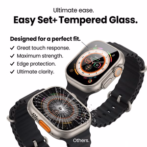Tech-Protect Easy Set+ Karastatud klaas 2-pack jaoks Apple Watch Ultra 1/2 49mm - Clear