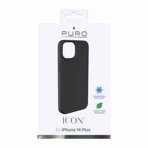Puro Icon Cover ümbris seadmele Apple iPhone 14 Plus, must
