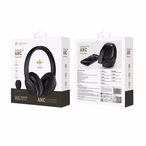 Devia Bluetooth-kõrvaklapid EarBass Pro1 mustad ANC-ga
