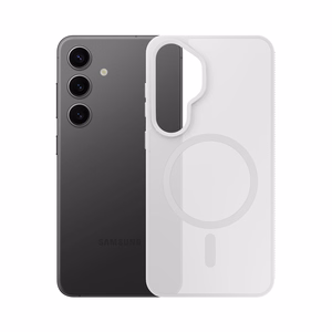3mk Smoke MagCase Samsung Galaxy S25 jaoks valge-läbipaistev