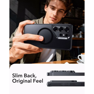 ESR Classic hübriid MagSafe ümbris Samsung Galaxy S26 Ultra jaoks - must