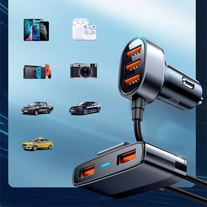 Car laadija Joyroom JR-CL03 5-Port USB (must)