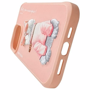 Nimmy Glasses Cool Cat Ümbris jaoks iPhone 15 Pro - Roosa