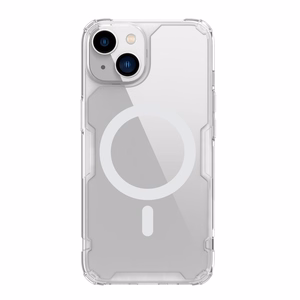 Nillkin Nature Pro armored ümbris with MagSafe jaoks iPhone 15 Plus - valge