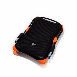Silicon Power Armor A30 HDD/SSD korpus must, oranž