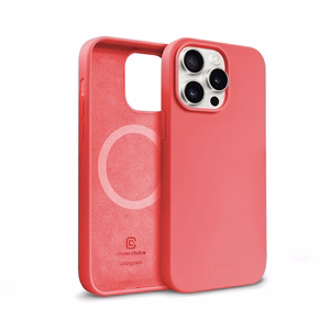 Crong Color Cover Magnetic MagSafe ümbris seadmele iPhone 15 Pro Max, roosa