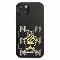 Karl Lagerfeld Karlimals Cardslot ümbris jaoks iPhone 13 - must