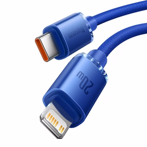 USB kaabel Baseus Crystal Shine mBlue Type-C / Lightning 200cm (kuni 20W)