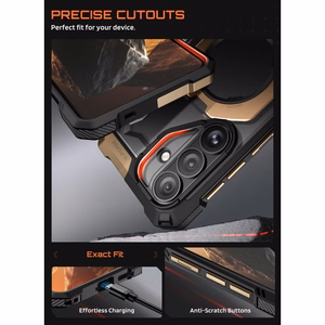 Supcase UB Grip Mag MagSafe ümbris Samsung Galaxy S26-le - must ja pruun