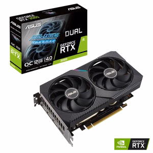 Asus Dual RTX 3060 V2 OC graafikakaart