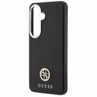 Guess ümbris Rhinestone Round Logo MagSafe for Samsung Galaxy S26 must