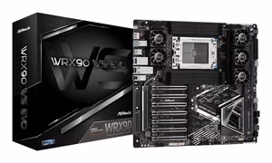 Asrock WRX90 WS EVO emaplaat AMD WRX90 Socket sTR5 EEB