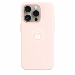 Telefoni ümbris "Silicone Case v2" iPhone 15 Pro Max / Light Pink / pakendis