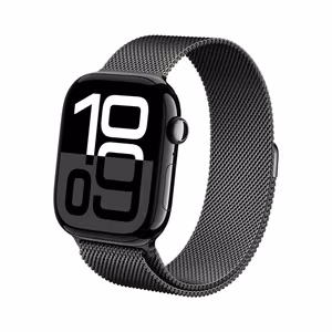 Crong Milano Steel roostevabast terasest rihm Apple Watch 38 / 40 / 41 / 42 mm, grafiithall