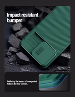 Ümbris Nillkin CamShield Pro Apple iPhone 15 Pro roheline