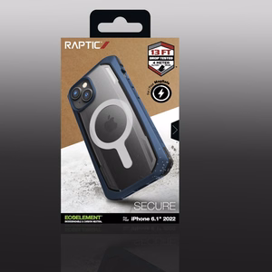 Raptic X-Doria turvaline ümbris iPhone 14 koos MagSafe soomustatud sinise kattega