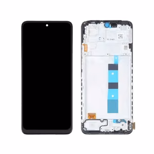 LCD ekraan ühilduv Xiaomi Redmi Note 12 4G must raamiga / HQ