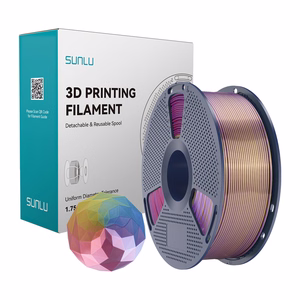 Sunlu PLA+ Silk neljavärviline filament (sinine-lilla-punane-kuldne)