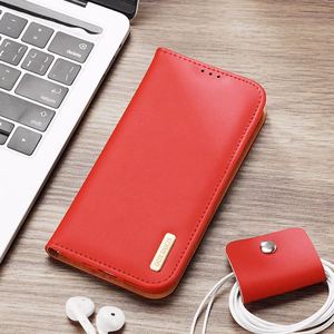 Dux Ducis Hivo Leather Flip Cover Genuine Leather Wallet for Cards and Documents iPhone 14 Plus Black