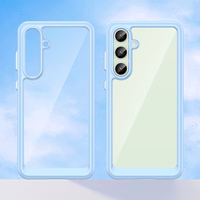 Outer Space Ümbris with Gel Frame jaoks Samsung Galaxy S24 FE - sinine