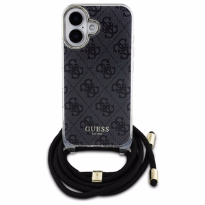 Guess Crossbody Cord 4G Print Ümbris jaoks iPhone 16 - must