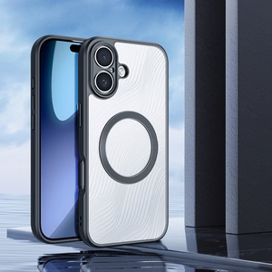 Чехол Dux Ducis Aimo Mag совместимый с MagSafe для iPhone 17 чёрный