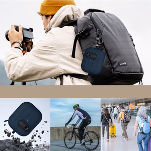 Tech-Protect Slim Hook Чехол для Samsung Galaxy Buds 3 3 FE 3 Pro тёмно-синий