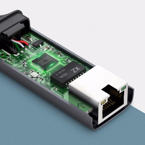 Ugreen väline võrguadapter RJ45 - USB Type C (1000 Mbps / 1 Gbps) Gigabit Ethernet hall (CM199)